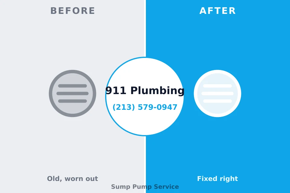 Before and after: plumbing repair Rockland, ME